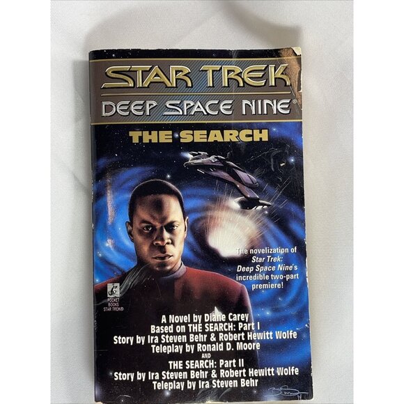 The Search Star Trek Deep Space Nine Mass Market Vintage Paperback Book 1st Pock - Picture 1 of 7